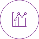 Growth chart icon